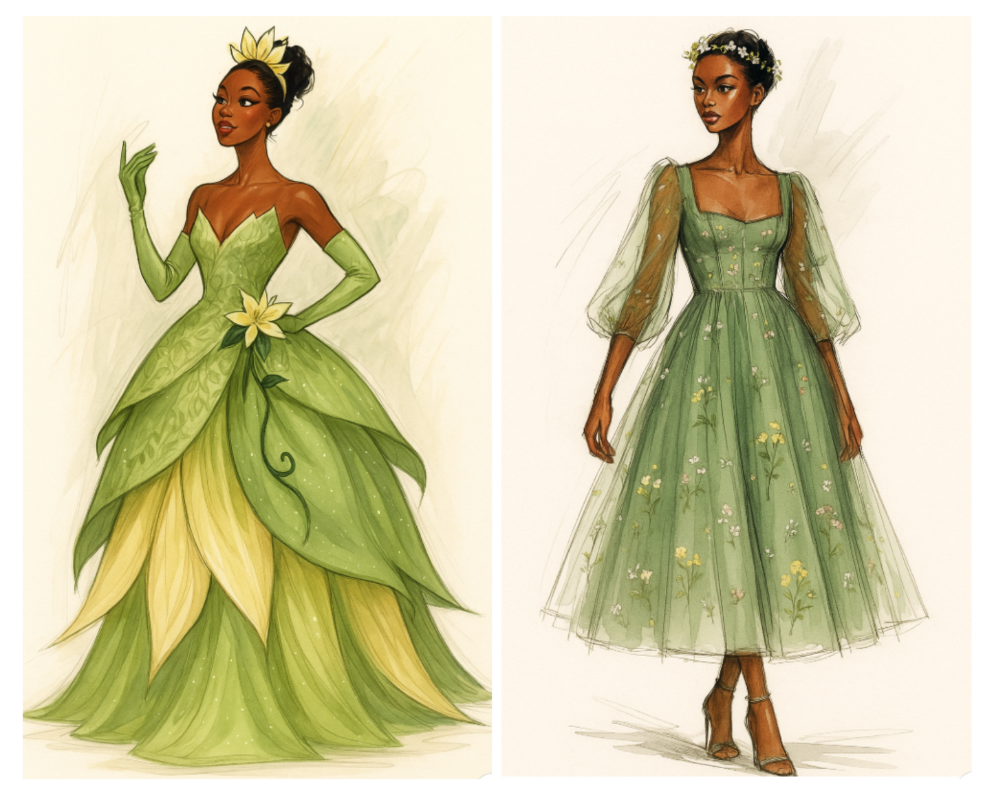 Princess and the Queen Dress - Kids Dress